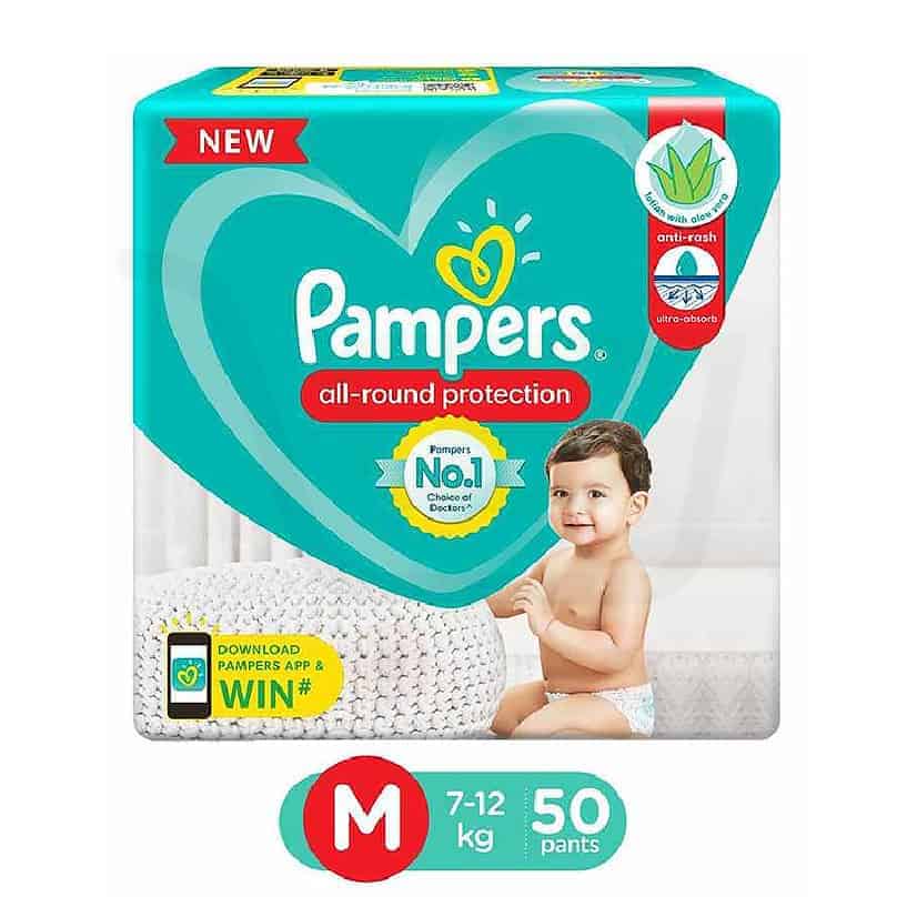 Buy Pampers Diapers Pants Size 3 Mega Pack 7-11 kg 28 pcs Online