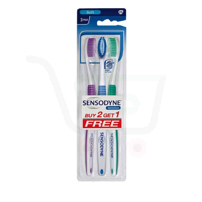 Sensodyne Sensitive Toothbrush (Buy 2 Get 1 Free) - UrbanGroc