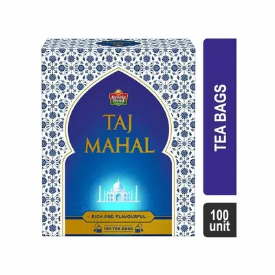Taj Mahal Tea Bags 100s (190g) - Dashmesh Singapore – Indian Food  Distributor Singapore | Dashmesh Singapore – Indian Food Distributor  Singapore
