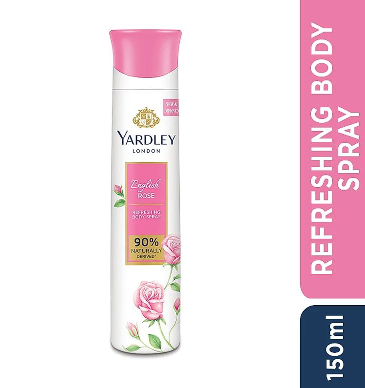 Yardley London English Rose Body Spray 150ml - UrbanGroc